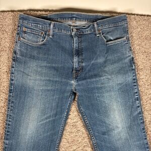 Levi Strauss 514 Jeans Men Blue Straight Fit Size 38x28 (Tag 40x30) Western